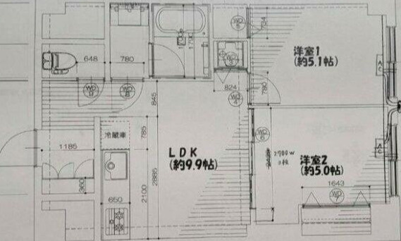 学芸大ハイツの間取り