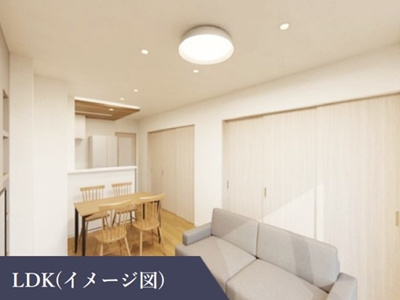【居間・リビング】 | 日商岩井夙川マンション | トランクルームなど収納豊富