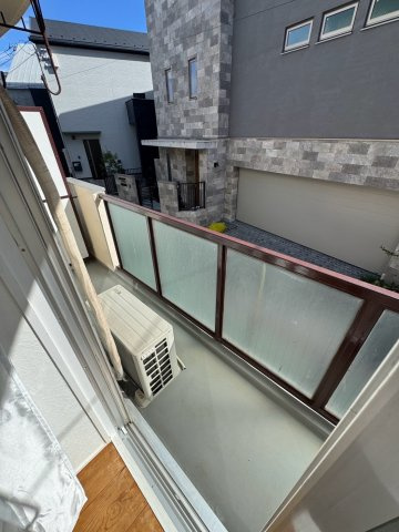 東山マンションのバルコニー