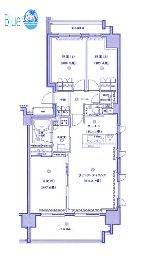 【間取り】 | グローリオ横浜根岸
