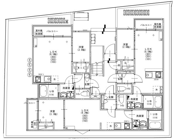 KEIAI RESIDENCE 上尾Ⅷの間取り