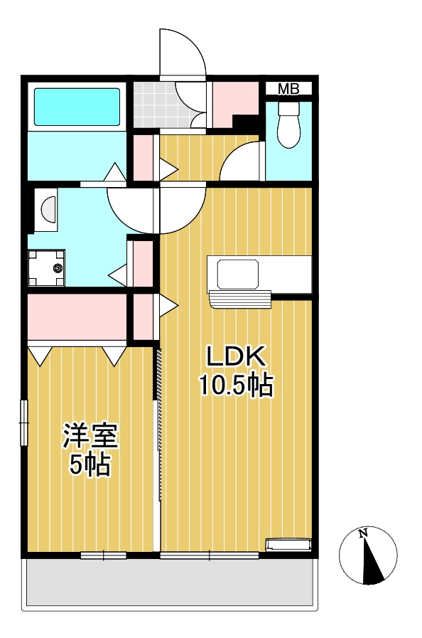 クラールの間取り