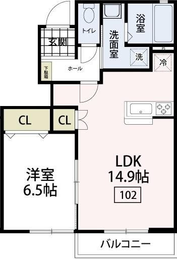 【間取り】 | エルメゾン南栗原