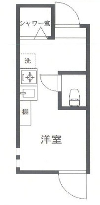 百合ハウスの間取り|間取りです。