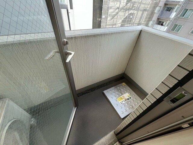 墨田区緑３丁目の賃貸マンションのバルコニー