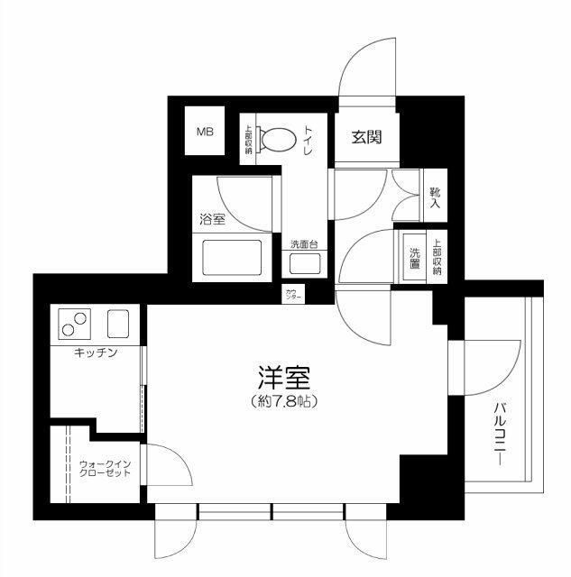 墨田区緑３丁目の賃貸マンションの間取り