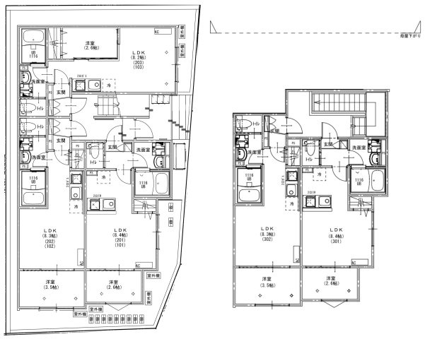 KEIAI RESIDENCE 北小金Ⅳの間取り