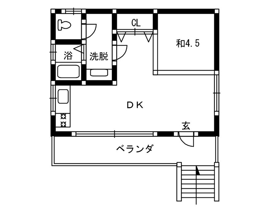 2026/4/1新規　戸建　高山市清見町巣野俣　580万の間取り