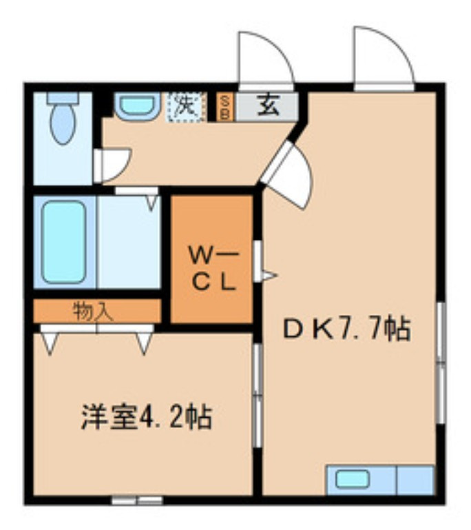 コンフォートの間取り