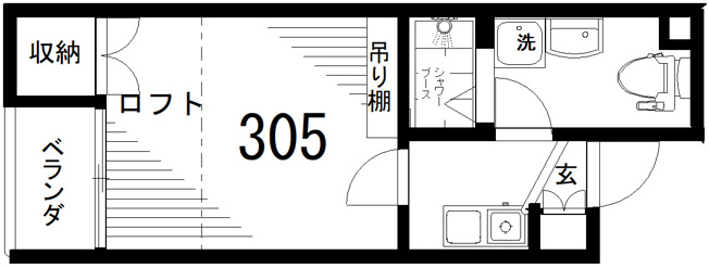 【間取り】 | フォセット南大井