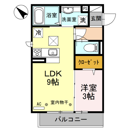 Elvita(エルヴィータ)の間取り