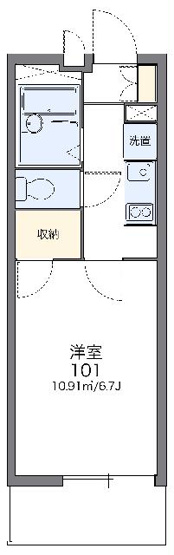 【間取り】 | レオパレスベイサイドコート横浜