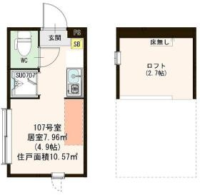 【間取り】 | ハーモニーテラス桜上水Ⅱ
