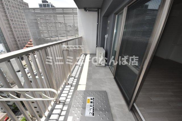 アーバネックス谷町四丁目のバルコニー