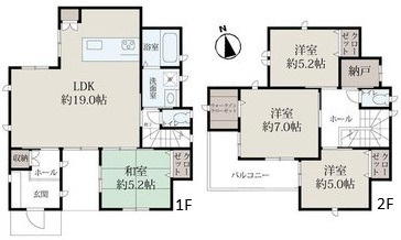 佐伯区五月が丘２丁目 の間取り