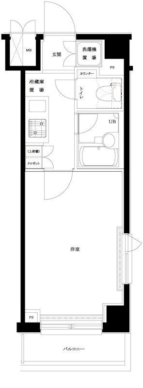 ルーブル大森六番館の間取り|間取りです。