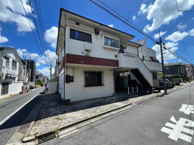 目黒区原町　建築条件なし売地の外観