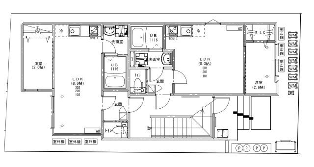 KEIAI RESIDENCE 初富の間取り