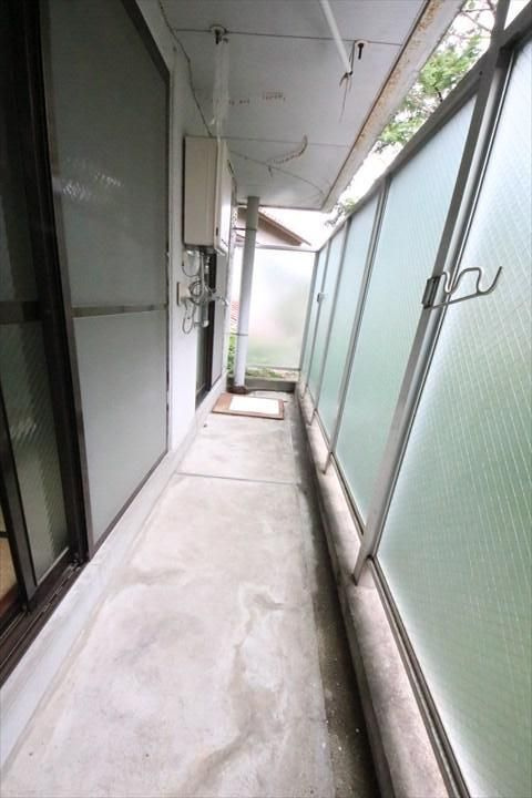 エメラルド立花Ⅱのバルコニー