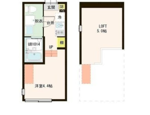 ウィンクルム四つ木　ＩｏＴ　ネットフリー　１００付の間取り