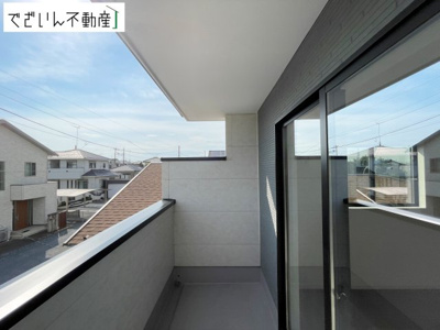 【バルコニー】 | 北本市中丸　新築住宅 | ≪1号棟≫
現地(2026年8月撮影)