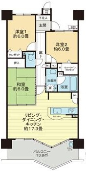 ライオンズシティ桜山の間取り