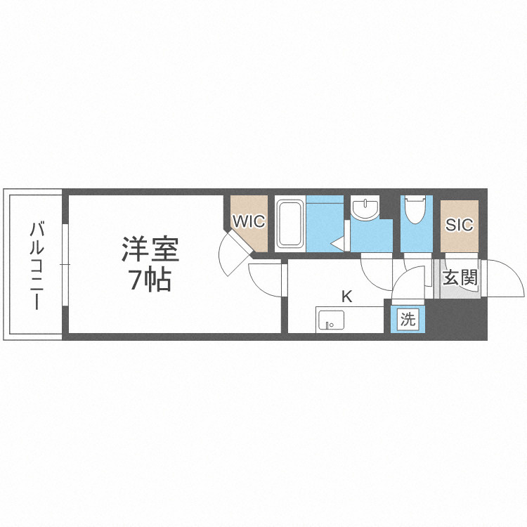 エスリード九条スタシオンの間取り