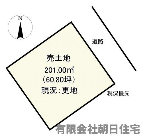 【土地図】 | 古志原7丁目売土地 60.80坪 1,050万円 | 土地図です
