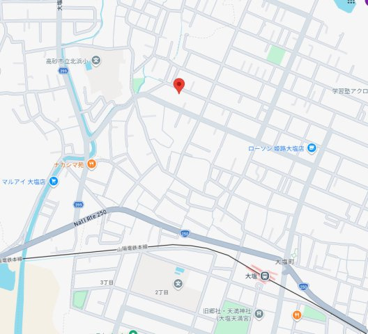 姫路市大塩町第5（全2棟）1号棟の地図