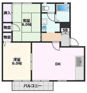 【間取り】 | アピオ千里F棟