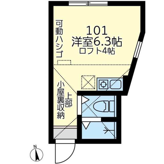 【間取り】 | ユナイト白楽アンシャンテ