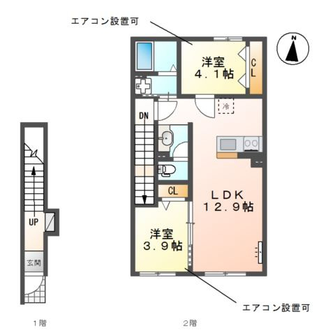ル・シエル・ブルーの間取り