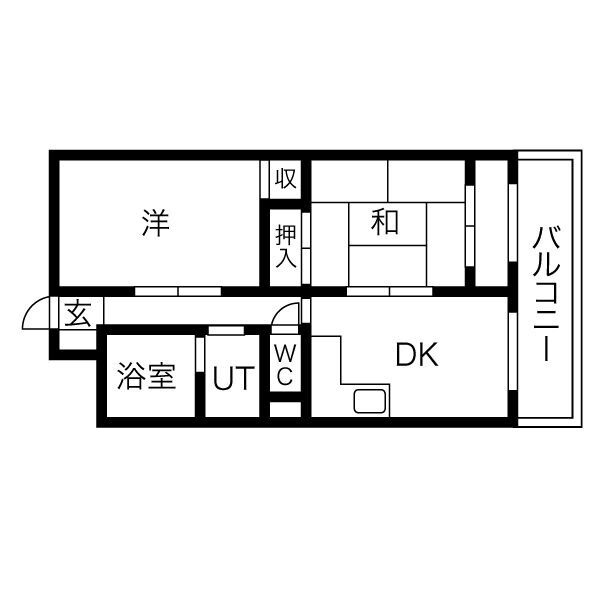 ドルチェヴィータ姫路の間取り