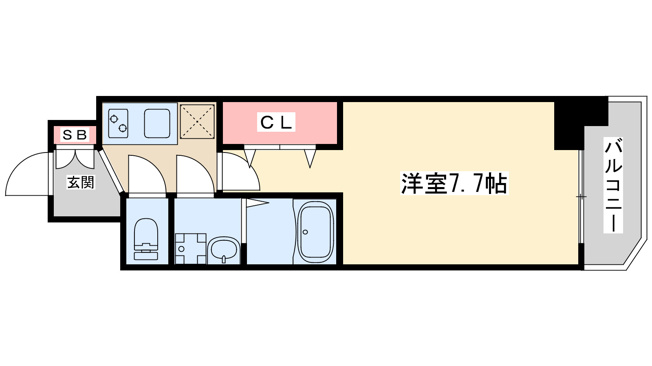 【間取り】 | S-RESIDENCE堺筋町Uno