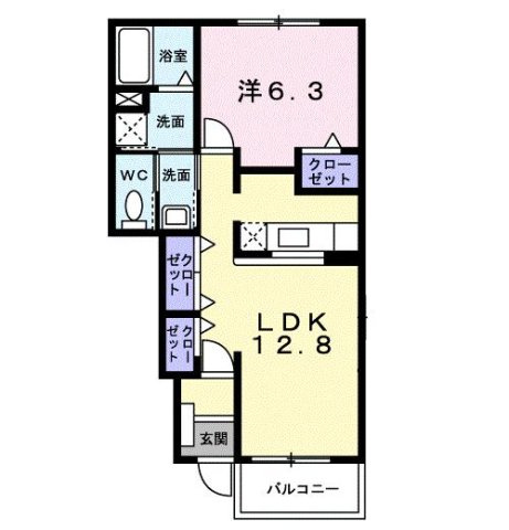 エンゼルコートⅡの間取り