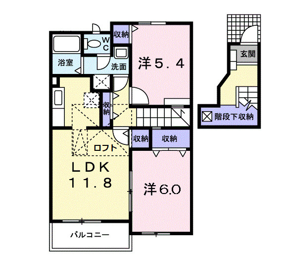 リバーシティＡの間取り