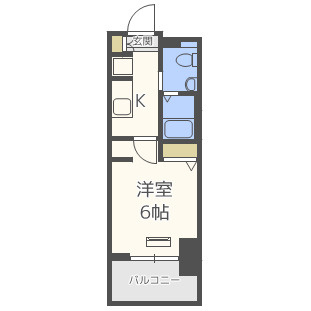 エステムプラザ大手前エヴァースの間取り