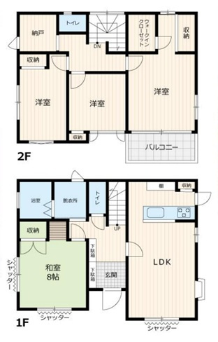 【中古戸建】太田市大原町の間取り|■間取り図｜敷地面積：339.49㎡（約102.69坪）建物面積：115.95㎡（約35.07坪）
