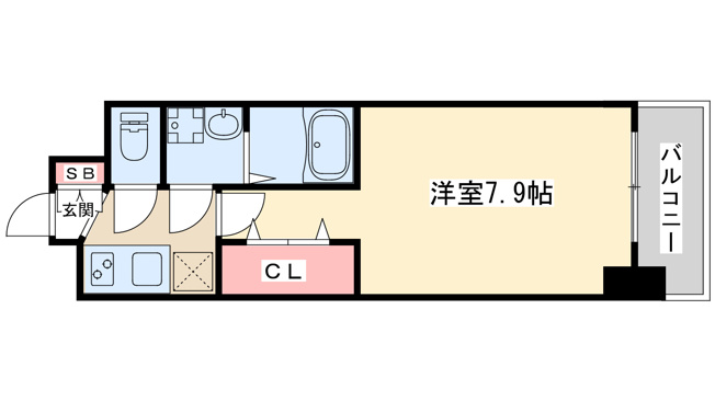 【間取り】 | S-RESIDENCE堺筋町Uno
