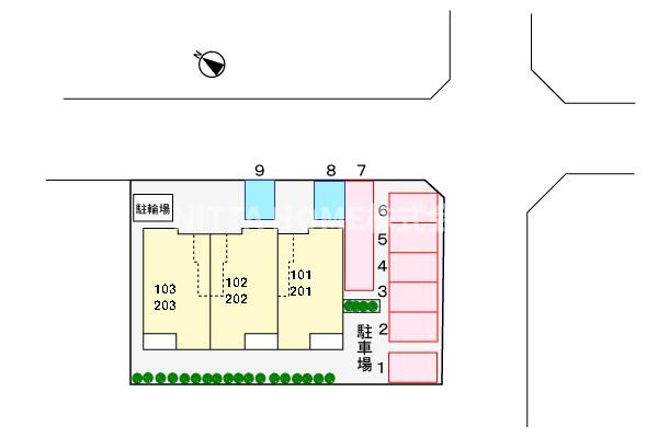イリーデの区画図