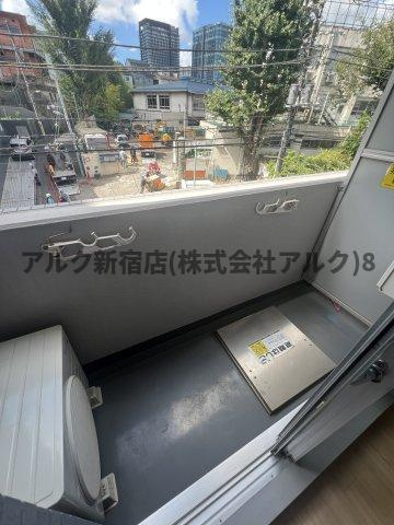 大井町タウンハウスのバルコニー