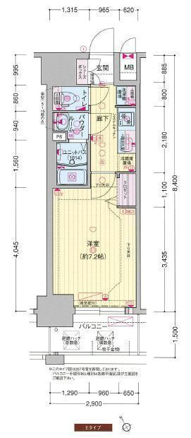 プレサンス大国町ラヴェニールの間取り