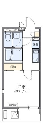 レオネクスト日新大阪の間取り|代表的な間取のため実際の間取とは異なる場合があります