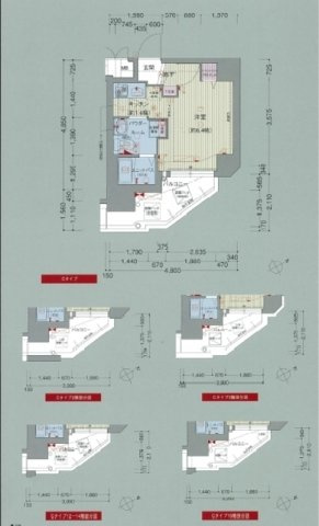 プレサンス難波ＥＡＳＴモダニティの間取り