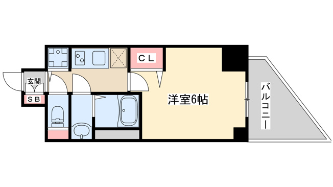 【間取り】 | S-RESIDENCE堺筋町Uno