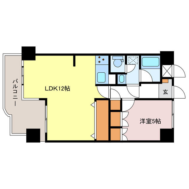 ラインビルド五軒邸メゾン山口壱番館の間取り