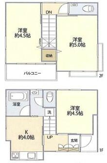 【間取り】 | 東雪谷３丁目戸建