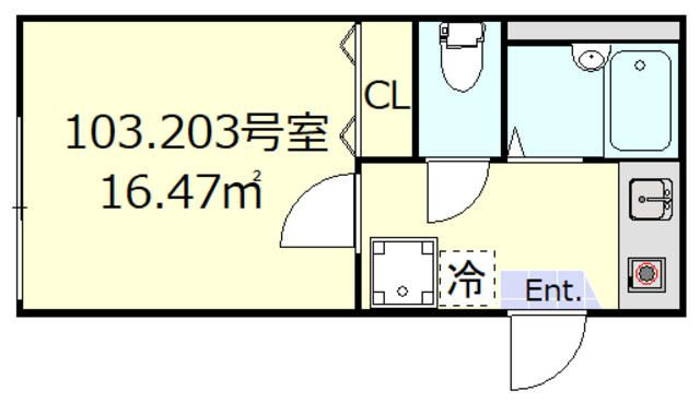 Ｈ．Ａ．Ｍｅｔｅｏの間取り