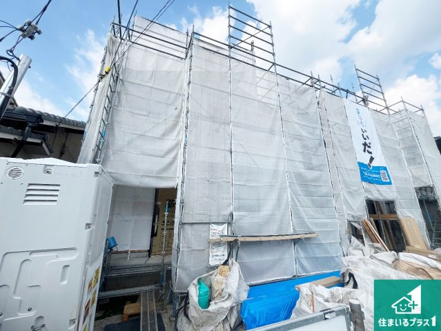 明石市東朝霧丘　新築一戸建ての外観|現在の進捗状況です！順調に作業進行中、完成が待ち遠しいです！詳細の間取り等、お気軽にお問い合わせください！