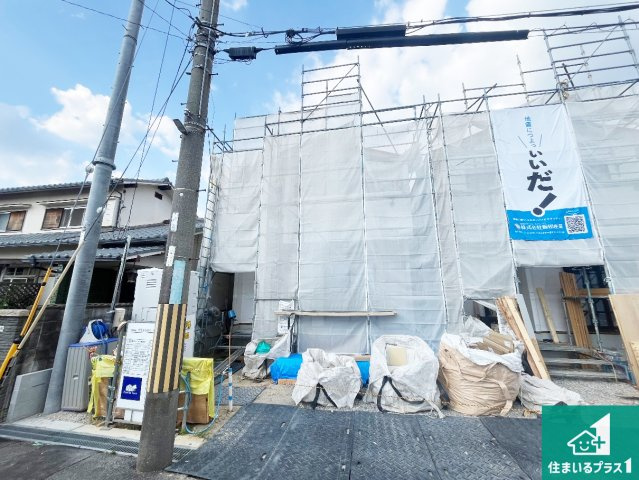 明石市東朝霧丘　新築一戸建ての外観|現在の進捗状況です！順調に作業進行中、完成が待ち遠しいです！詳細の間取り等、お気軽にお問い合わせください！